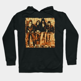 Classic Retro Ramone Graphic Picture Hoodie